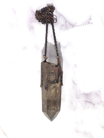 Smoky Quartz Protective Amulet