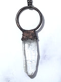 Lemurian Tabular Quartz Amulet