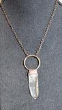 Lemurian Tabular Quartz Amulet