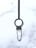 Lemurian Tabular Quartz Amulet