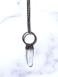 Lemurian Tabular Quartz Amulet
