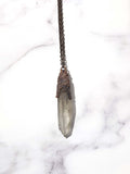 Smoky Lemurian Quartz Amulet