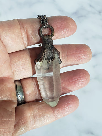 Wisdom of Lemuria Quartz Amulet