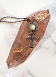 Rubellite Ankh