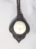 Labradorite Moon Goddess Amulet