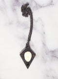 Obsidian Moon Goddess Amulet