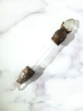 PotionWand Clear Quartz & Vera Cruz Amethyst